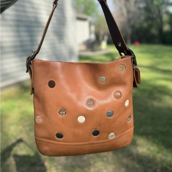 Coach Limited Edition Polkadot shoulder bag. - Picture 1 of 14
